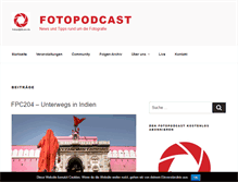 Tablet Screenshot of fotopodcast.de